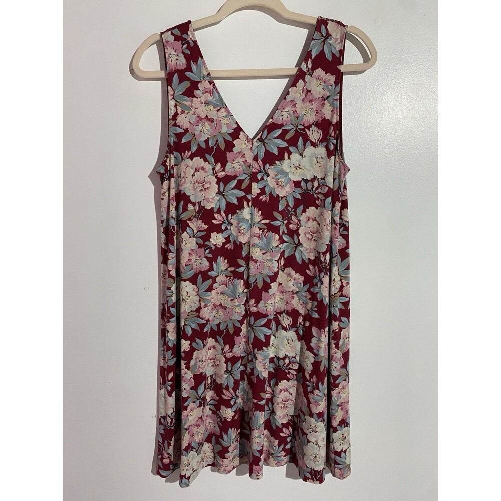 Loft Dress M Floral Hawaiian‎ Cottagecore Tropical Travel Vacation Lounge